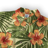 Vintage Aloha Flower Hawaii Shirt, Floral Pattern Hawaiian Shirt for Men - The Palmix